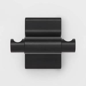 lot 5819 image: Set of 2 - Modern Robe Hook Black - Threshold