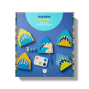 lot 5821 image: 45pc Shark Birthday Party Kit - Mondo Llama