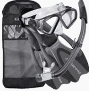 lot 5770 image: Us Divers LXL Snorkel Set