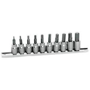 lot 5845 image: Wilmar Performance Tool W1388 Met Hex Bit Socket Set 10-Piece