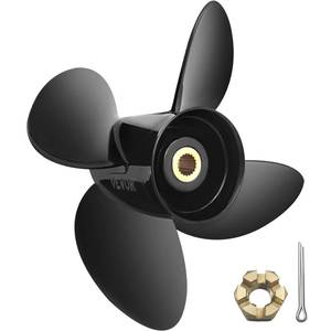 lot 5567 image: VEVOR 3587522 Outboard Propeller Boat Propeller 4-Blade 14 14 Diam. x 19 Pitch