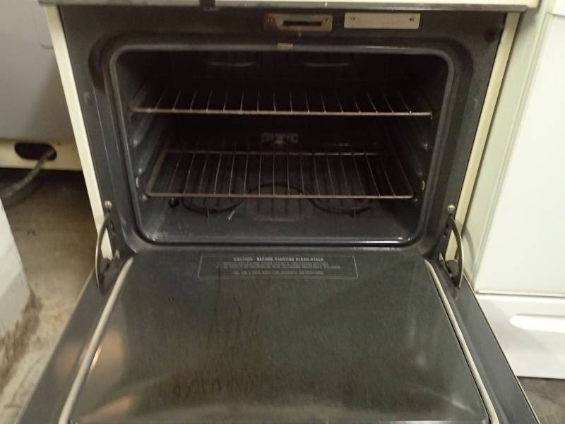 hotpoint stove self cleaning oven instructions