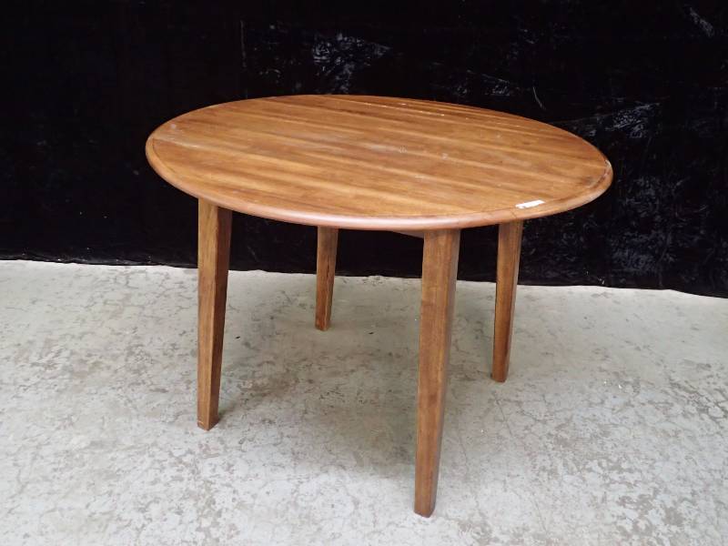 lot 1102 image: Wooden Table is Drop-Down Ends
