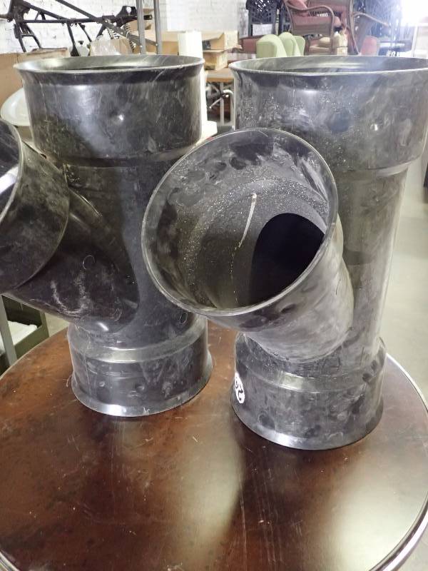 lot 1120 image: Pair of Tubes with Intersection Tubes