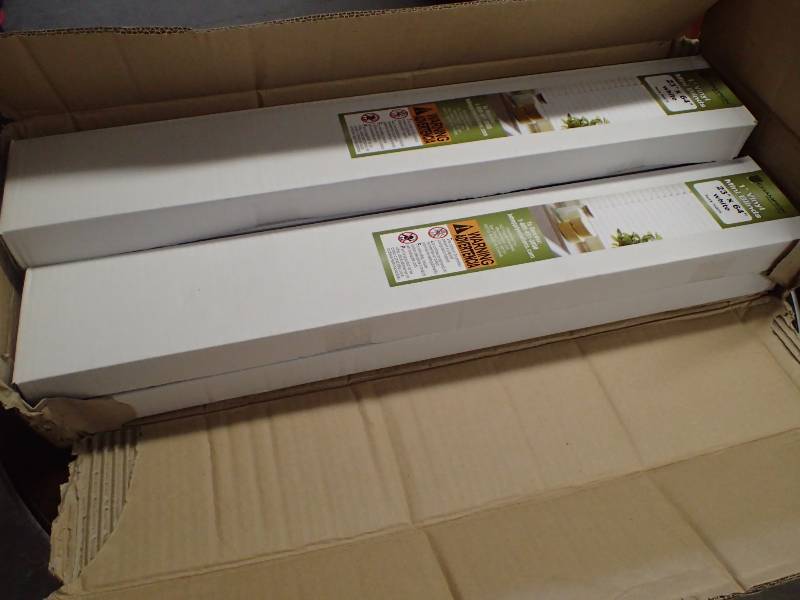 lot 1141 image: (5) 1 Vinyl Mini Blinds 23 x 64 in White