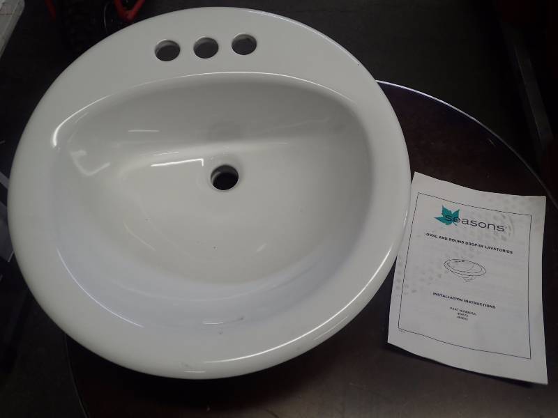 lot 1144 image: Seasons Drop-In Sink