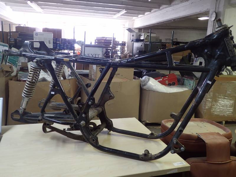lot 1156 image: Honda 1975 CB750F Motorcycle Frame