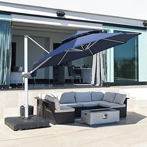 lot 4405 image: PURPLE LEAF Cantilever Patio Umbrella