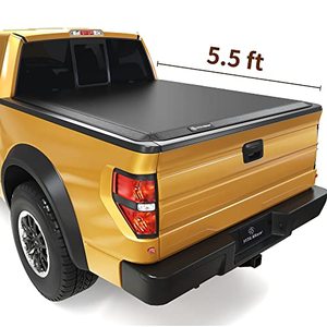 lot 4418 image: YITAMOTOR Soft Tri-Fold Truck Bed Tonneau Cover for Ford