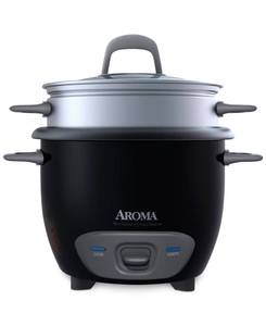 lot 4457 image: Aroma 6-Cup Pot Style Rice Cooker