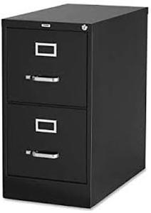 lot 4513 image: Lorell 2-Drawer Vertical File Cabinet