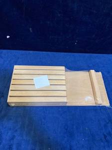 lot 35500 image: WOODEN KNIFE DRAWER NATURAL WOOD