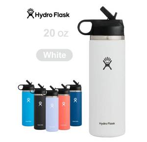 lot 35503 image: 20 oz HYDRO FLASK WIDE MOUTH WHITE