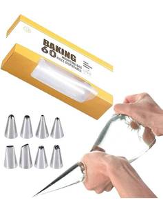 lot 35506 image: 60 PIECE DISPOSABLE DECORATING SET