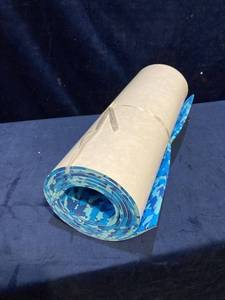 lot 35644 image: STICKY BACK BLUE CAMOUFLAGE SOFT RUBBER MAT