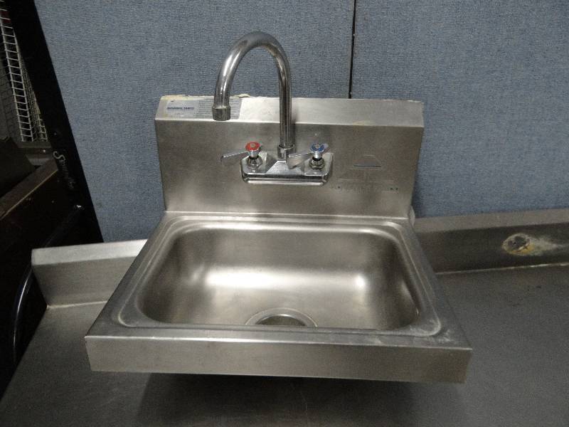 lot 2287 image: Advance Tabco Wall Mounted Hand Sink