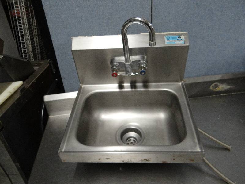 lot 2290 image: Advance Tabco Wall Mounted Hand Sink
