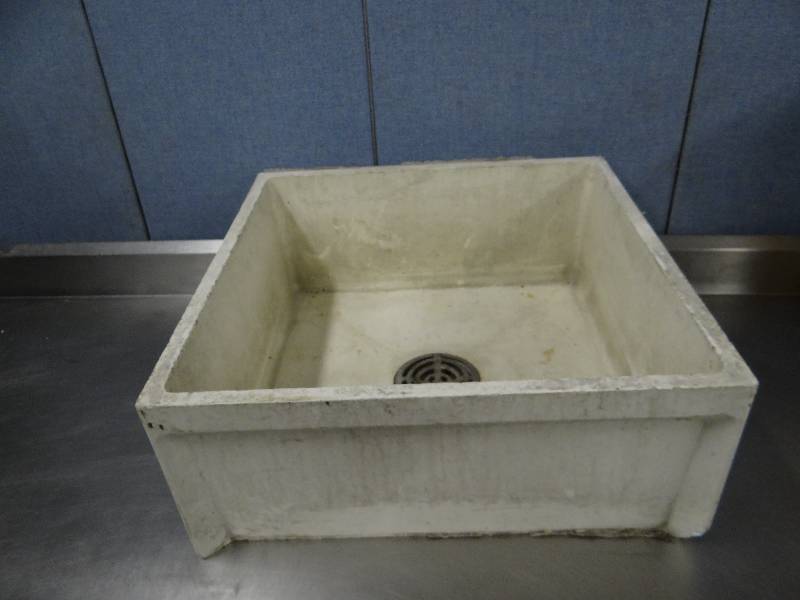 lot 2295 image: 24x24 Composite Material Mop Basin