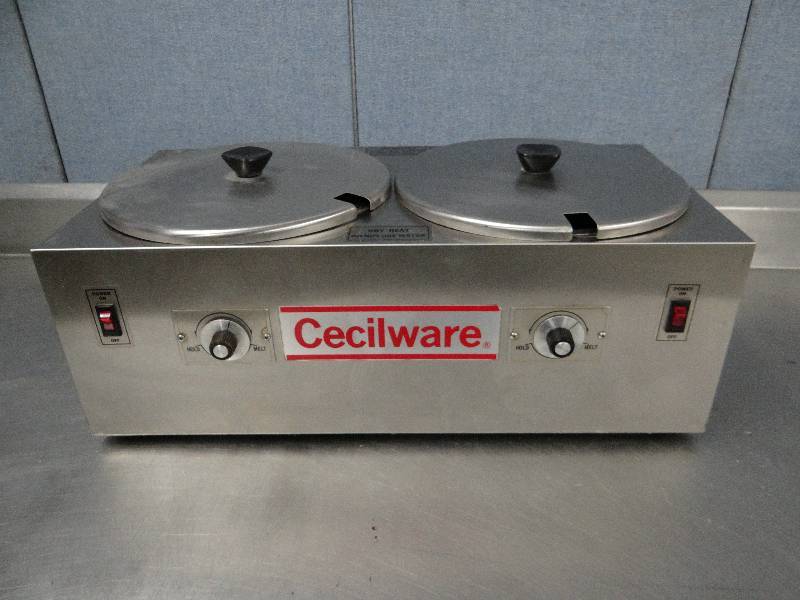 lot 2300 image: Cecil ware Double Soup Warmer