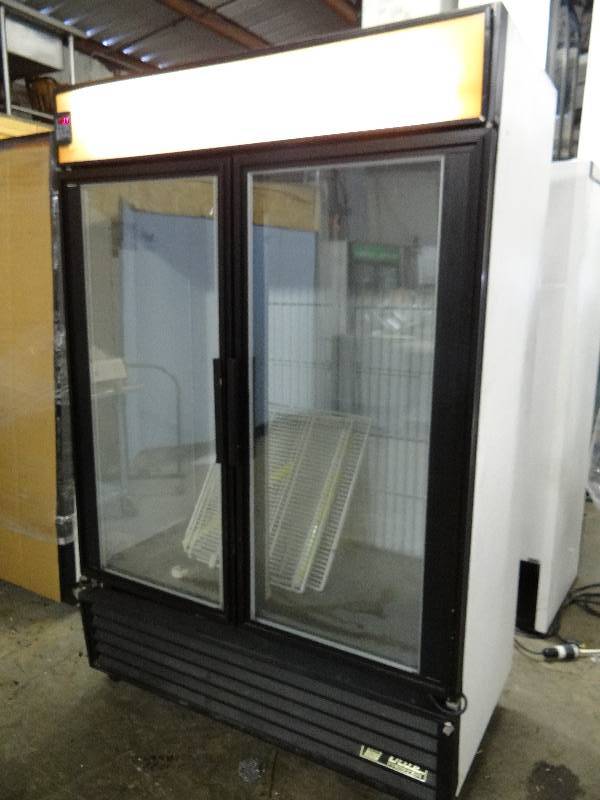 lot 2345 image: True 2 Door Glass Front Display Freezer