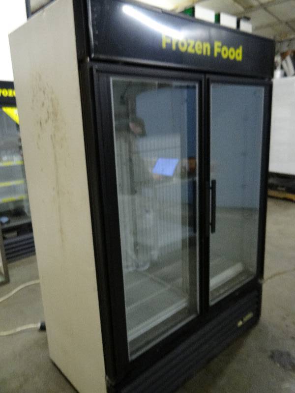 lot 2350 image: True 2 Door Glass Front Display Freezer