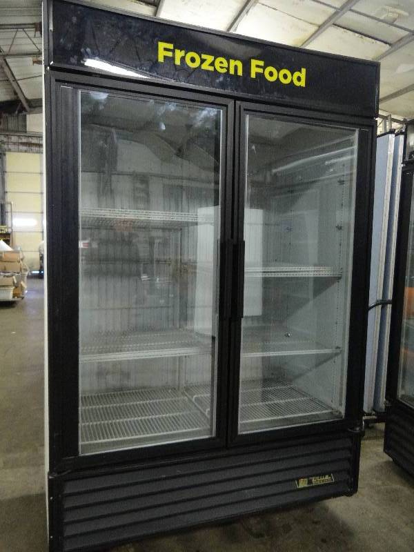 lot 2388 image: True 2 Door Glass Front Display Cooler