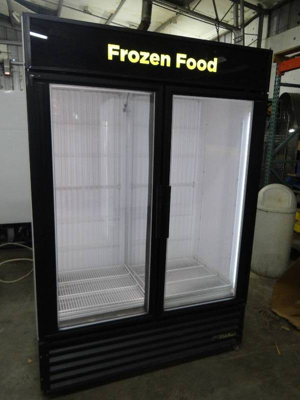 lot 2395 image: True 2 Door Glass Front Display Cooler