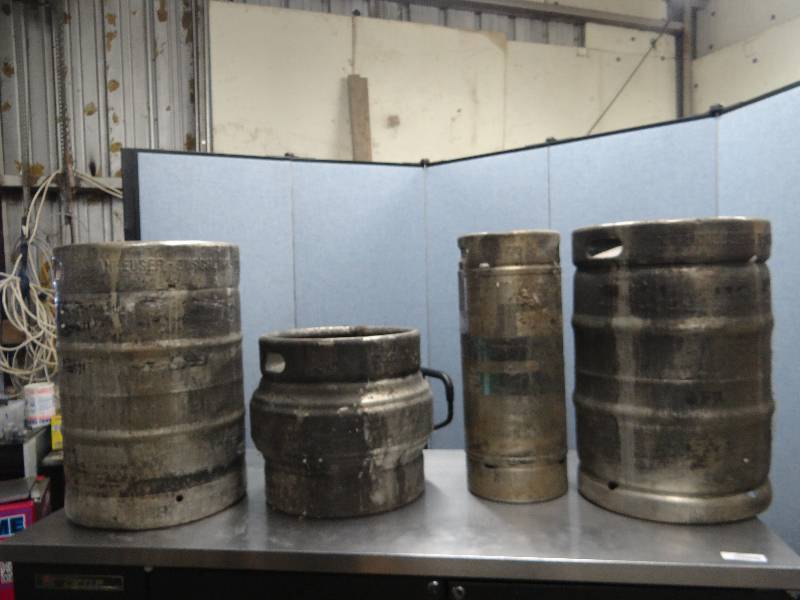 lot 2412 image: Lot of (4) Non-Usable Beer Kegs
