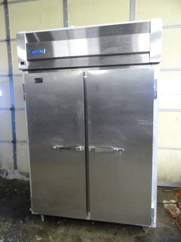 lot 2460 image: McCall Fully Stainless Commercial 2 Door Freezer
