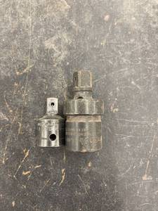 lot 4379 image: snap on adapter & 12 inch drive swivel