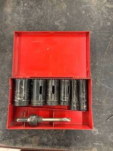 lot 4414 image: MAC hole saw set