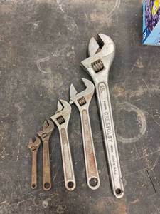 lot 4438 image: crescent wrench lot