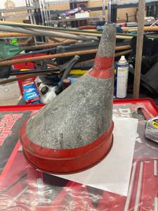 lot 4505 image: large metal funnel