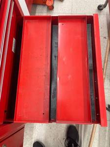 lot 4514 image: 2 snap on drawer trays. sit on draw edge of any drawer 21 12 inches wide