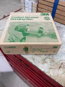 lot 4525 image: unopened box of 24 grit 9 18 fibredisks
