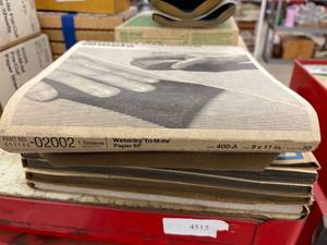 lot 4540 image: 400 grit wetdry sheets