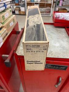 lot 4543 image: air file 36 grit paper