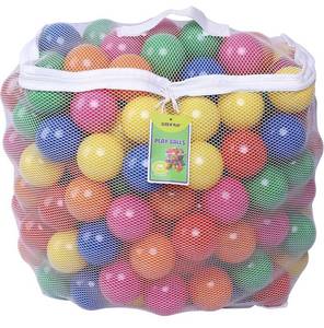 lot 41925 image: Click N Play Ball Pit Refill Balls for Kids, Plastic Balls, Phthalate and BPA Free, Includes a Reusable Storage Bag with Zipper, Bright Colors, Gift for Toddlers and Kids