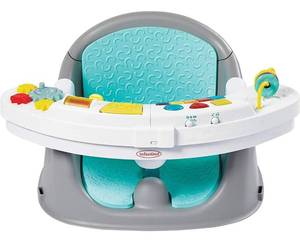 lot 41926 image: Infantino Music & Lights 3-in-1 Discovery Seat and Booster - Convertible Booster, Infant Activity seat and Feeding Chair with Electronic Piano for Sensory Exploration, for Babies and Toddlers