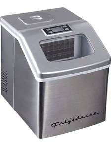 lot 58881 image: FRIGIDAIRE EFIC452-SS 40 Lbs Extra Large Clear Maker, Stainless Steel, Makes Square Ice