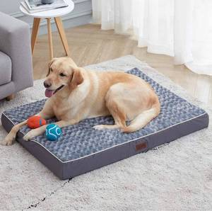 lot 58902 image: Western Home Large Dog Bed for Large, Jumbo, Medium Dogs, Orthopedic Pet Bed Waterproof Mattress with Removable Washable Cover, Thick Egg Crate Foam Dog Bed with Non-Slip Bottom