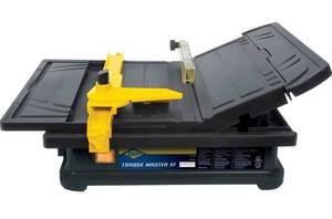 lot 58904 image: QEP 22400Q 35 HP Torque Master Tile Saw, 4-Inch,BlackYellow