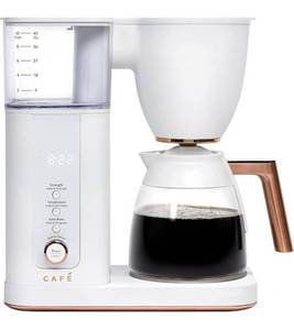 lot 58922 image: $$ Caf� Specialty Drip Coffee Maker  10-Cup Glass Carafe  WiFi Enabled Voice-to-Brew Technology  Smart Home Kitchen Essentials  SCA Certified, Barista-Quality Brew  Matte White - Retail $249