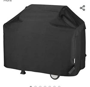 lot 72607 image: Unicook Heavy Duty Waterproof Barbecue Gas Grill Cover, 55-inch BBQ Cover, Special Fade and UV Resistant Material, Durable and Convenient, Fits Weber Char-Broil Nexgrill Brinkmann Grills and More