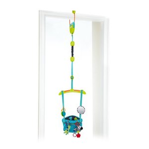 lot 72634 image: Bright Starts Bounce n Spring Deluxe Door Jumper with Take-Along Toys, Ages 6 months 