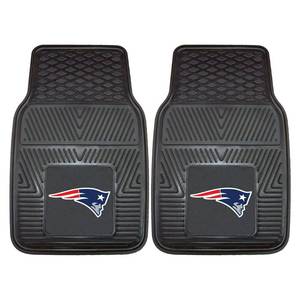 lot 72635 image: New England Patriots 2-pc Vinyl Car Mats 17x27