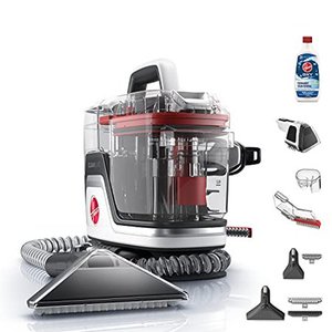 lot 72640 image: Hoover White CleanSlate Plus Carpet & Upholstery Spot Cleaner Stain Remover Portable with Pet Kit FH14051