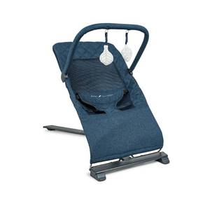 lot 72649 image: Baby Delight Alpine Deluxe Portable Bouncer - Quilted Indigo