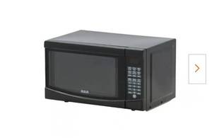 lot 72671 image: RCA 0.7 cu. ft. Countertop Microwave in Black