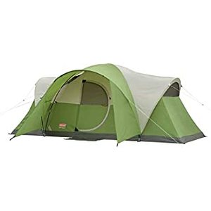 lot 72696 image: Coleman 8-Person Tent for Camping  Montana Tent with Easy Setup, Green (B001TSCF96)